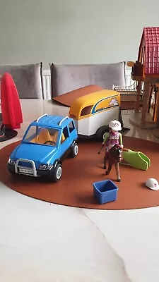 £12.50 • Buy Playmobil 5223 Country SUV With Horse Trailer Complete