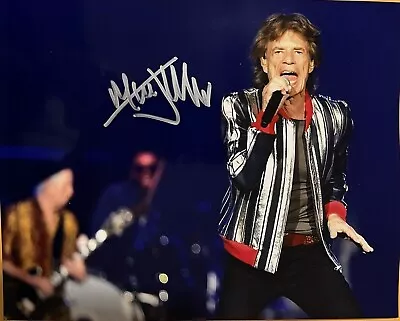 Mick Jagger Signed Photo With COA The Rolling Stones Autograph Signature Picture • $95