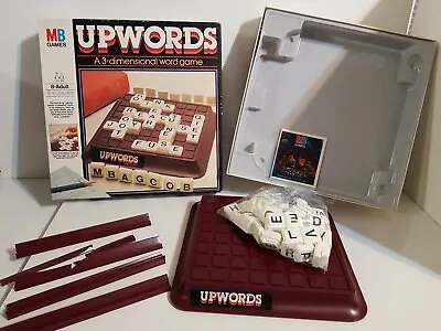 £7.83 • Buy Upwords Board Word Game MB Games Vintage Retro 1983 Kids Family 100% Complete