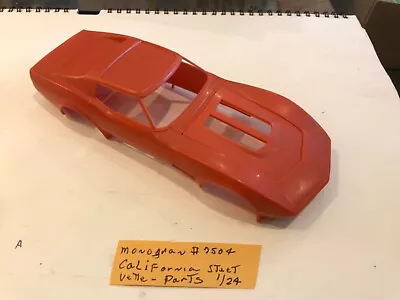 Monogram 1/24 “tom Daniels” California Street Vette Parts Only Circa 1973 • $18.95