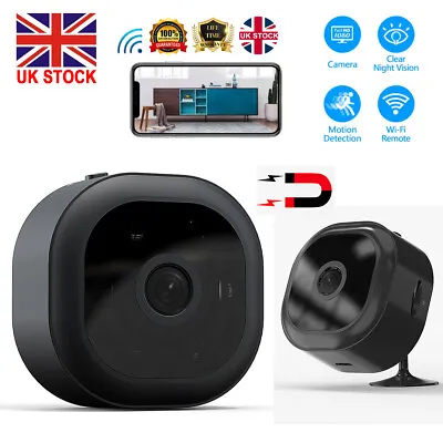 HD 1080P Mini WiFi Camera Micro Home Security CamNight Vision Motion Monitor DVR • £13.78