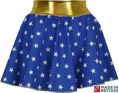 £5.99 • Buy Ladies HERO Skirt Wonder Tiara HEADBAND / GAUNTLET CUFFS Fancy Dress Costume