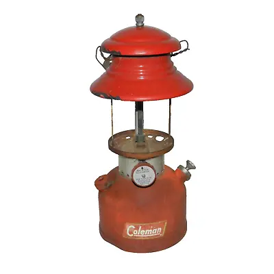 $49.99 • Buy Vintage 1959 Coleman Model 200A Red Camping Lantern (No Bail & Globe)