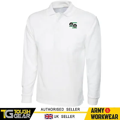 Lawn Bowls Bowling White Polo Shirt With Logo Uniform Longsleeve With Collar • £21.99