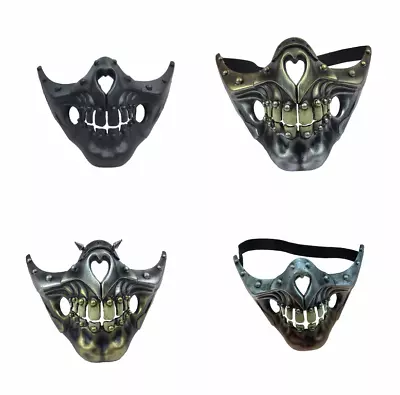 $16.95 • Buy Adult Crazy Men Insane Restraint Hannibal Lecter Skeleton Mad Max Costume Mask 