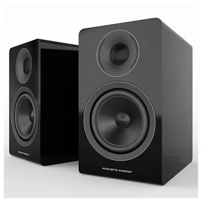 Acoustic Energy AE300 Bookshelf Speakers (Pair) Gloss Black • £649