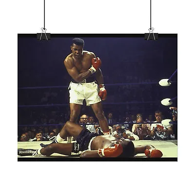 Muhammad Ali Sonny Liston Knockout Photo Poster  • $8.20