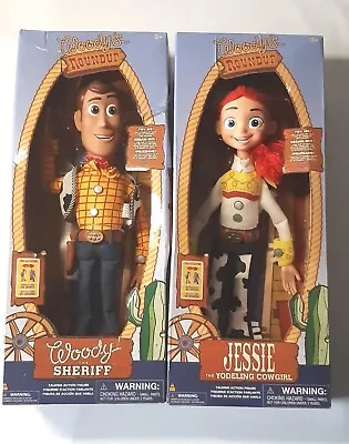 Disney Woody & Jessy Interactive Talking Action Figure Toy Story 4 • £38