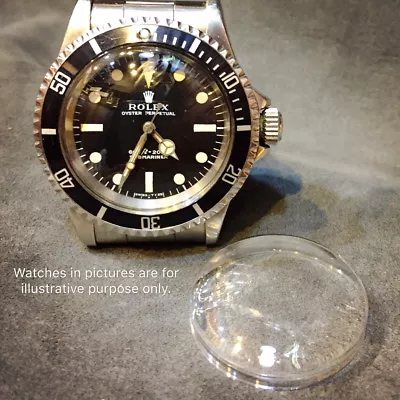 Super High Dome Crystal Fit Rolex 5513 Submariner Men's Vintage Watch Plexi • $99.99