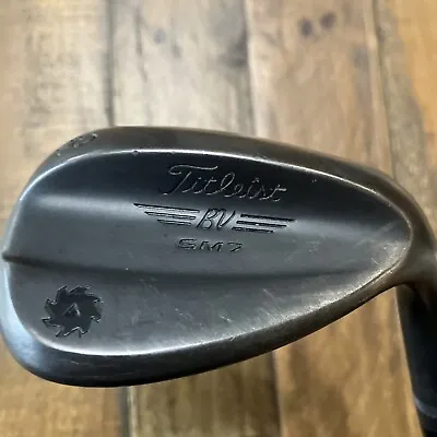 Titleist Vokey SM7 Jet Black 60° 04° Lob Wedge L Grind Dynamic Gold Steel 34” • $54.95