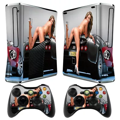 0 Sexy Girl Car Decal Sticker Cover For Xbox360 Slim Console Controller Skin • $8.99