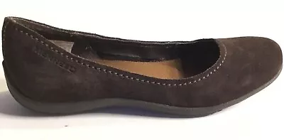 Merrell Avesso Women US 8 Brown Suede Ballet Flats Slip On Casual J56336 SZ 6.5 • $21.96