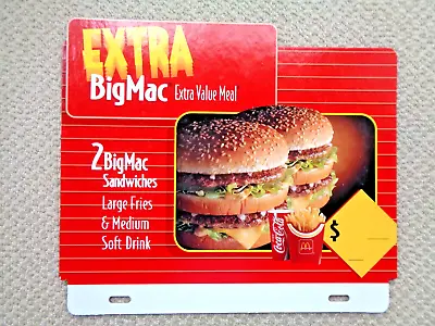 McDonald's 1995 Big Mac Display Sign • $8.95