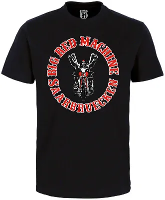 Hells Angels Support 81 T-Shirt Big Red Machine Saarbruecken New Black S-5XL • $50.02