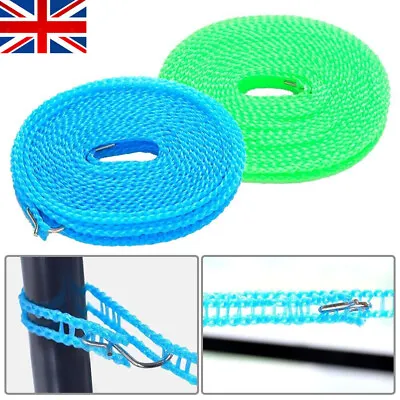 £3.23 • Buy 5M Non-slip Nylon Washing Clothesline Outdoor Travel Camping Clothes Line Rope !