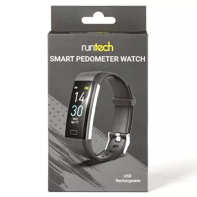 Runtech Fitness Tracker Smart Pedometer Watch Bracelet  Activity Monitor NEW • $32.99