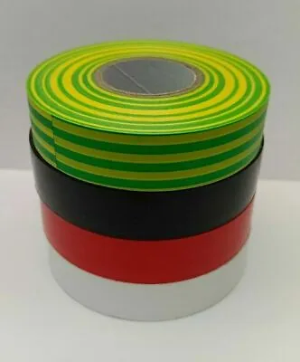 PVC Insulated Tape PVC Electrical Insulating Tape 33 M Tape Flame Resistant Tape • £0.99