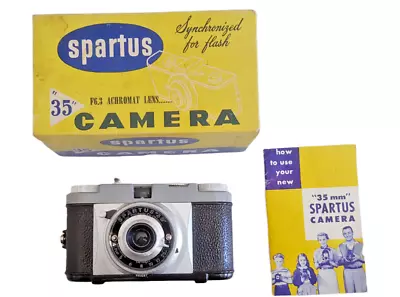 $69.99 • Buy Spartus Model Vintage 35mm Film Camera W/ F6.3 Achromat Lens