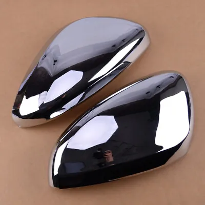 £21.62 • Buy 2pcs Chrome Plated Side Rearview Mirror Cover Caps Fit For Peugeot