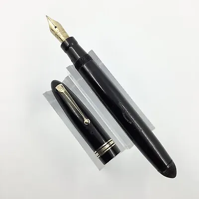 £55 • Buy Swan Mabie Todd Leverless Fountain Pen, Black, No4 14k Gold Nib