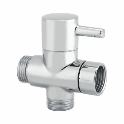 $17.99 • Buy T-adapter Shut-off Valve,3-way Connector 1/2  Toilet Bidet Sprayer Diverter