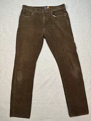J.Crew Pants 32x30 Chocolate Brown 770 Corduroy Straight 5 Pocket Casual Men’s • $24.97