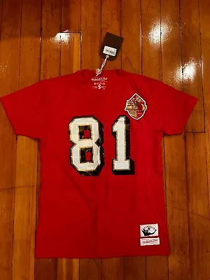 San Francisco 49ers T Shirt Terrell Owens Mitchell & Ness Jersey Tee Size Small • $32