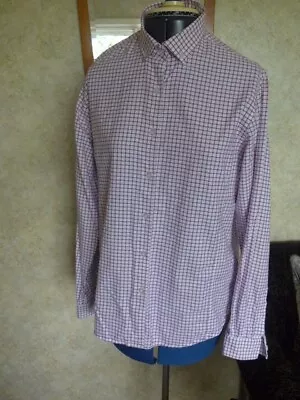  Laksen  Royal Oxford Quality Brushed Cotton Country Shirt-button Collar-sz 12 • £20