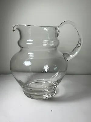 Vintage Clear Glass Sangria Pitcher 7 1/2 In. • $11.25