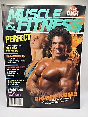 Muscle & Fitness Bodybuilding Magazine July 1988 Lou Ferrigno Dawn Farnham • $14