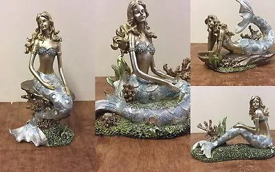 Mermaid Ornament Figurines From The Leonardo Collection Mermaid Lovers Gift BNIB • £19.99