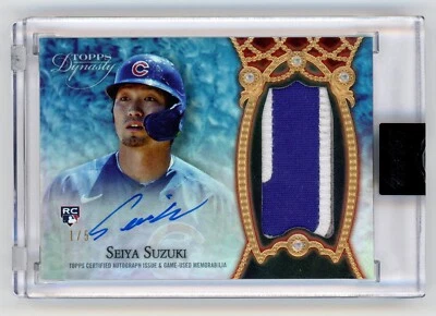 $1299.99 • Buy Seiya Suzuki 2022 Topps Dynasty Game-Used Rookie Patch Auto 1/5 RC DAP-SSU2