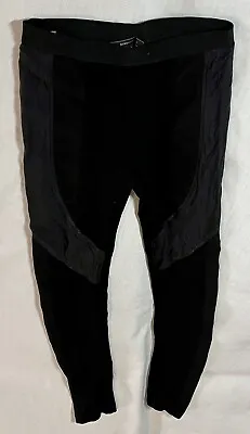 BCBG Max Azria Black Leggings Size Small Capsule Wardrobe Workout Gym Classic • $4.50