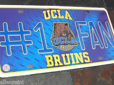 1 UCLA Bruins  #1 Fan  Metal License Plate Decorative • $8.99