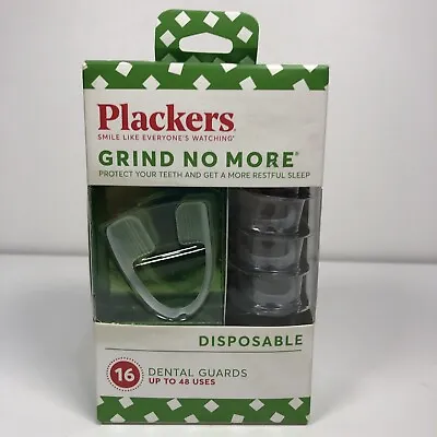 Plackers Grind No More Dental Night Guard For Teeth Grinding BPA-Free 16 Count • $17.95