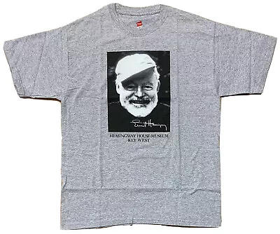 Hemingway House Key West Photo/Signature T-Shirt Size Medium Heather Gray • $21.93