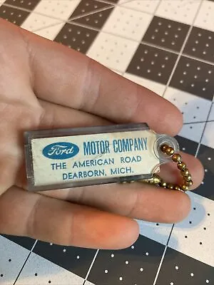 Vintage Ford Motor Company The American Road Keychain Made In USA • $20
