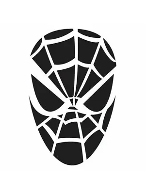 Spiderman Mask Stencil • £6