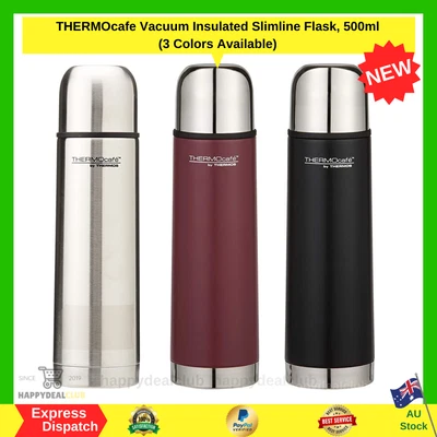 $21.80 • Buy THERMOS Thermocafe Vacuum Insulated Slimline Flask 500ml Portable , Durable 