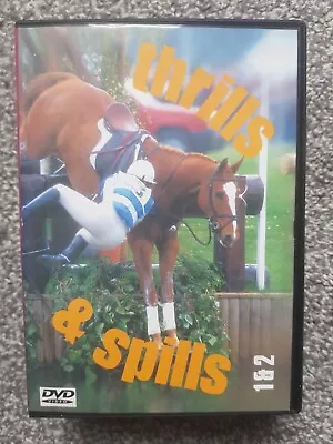 Thrills And Spills 1+2 - Uk Region 2 Dvd - Horse Riding And Racing Dvd • £3.49