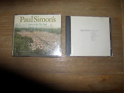 2 CD Lot; Paul Simon's Concert In The Park 8/15/91 / James Taylor Greatest Hits • $2.75