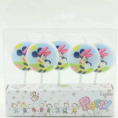 5pcs Minnie Mouse Cake Candles Kids Birthday Party Supplies. • $4.99