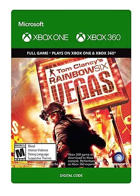 Tom Clancy's Rainbow Six: Vegas Game Download DLC Xbox One Or Xbox 360 - No Disc • $4.99