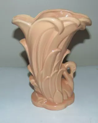 McCoy Swan Vase Pink 9 Inches • $19.99