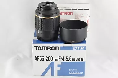 Tamron LD AF Di Ll LD Macro 55-200mm F/4-5.6 Lens Minolta Sony A Mount Japan • $29