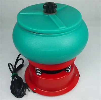 Vibrating Tumbler Jewelry Vibratory Polisher Polishing Machine 240 Mm 90W 220V • $348.99