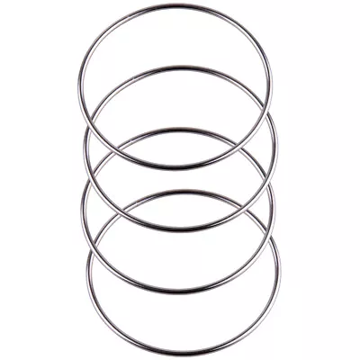 £6.19 • Buy 4 Chinese Linking Rings Classic Magic Metal Ring Link Trick Stage Or Close Up Gl