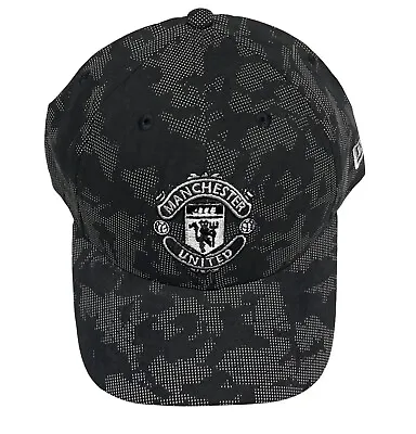 Manchester United New Era 9FORTY Grey & Black Camo Adjustable Baseball Cap Hat  • $26