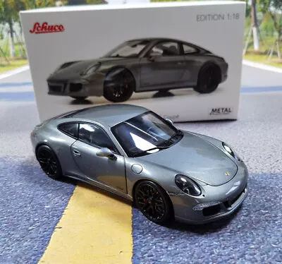 1/18 Schuco Porsche 911 Carrera GTS Diecast Model Car Display Collection Gray • $178.59