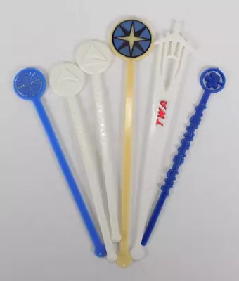 Airline Airplane Drink Swizzle Sticks Stirrers TWA Pan Am Delta Air Canada Varig • $6